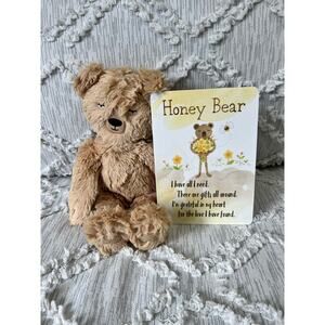 Slumberkins Honey Bear Kin Gratitude Stuffed Animal Plush Security Lovey